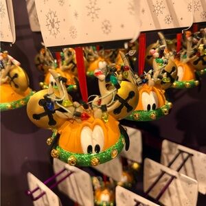 Disney Parks 2026 Pluto Ear Hat Holiday Christmas Ornament brand new with tag